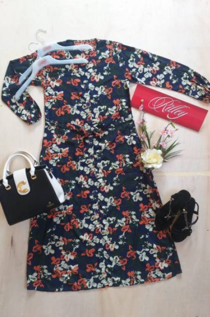 Gamis bunga kekinian branded matahari