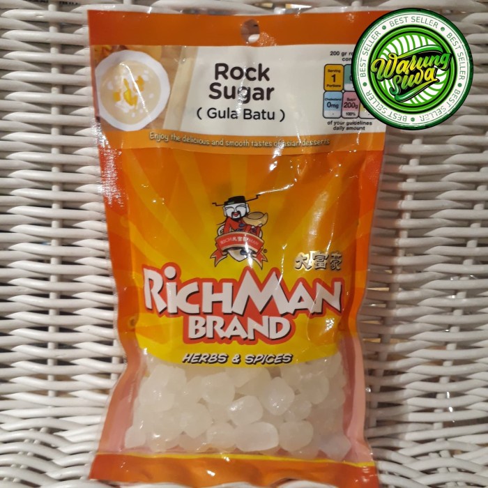 

Richman gula batu - rock sugar 200 gram