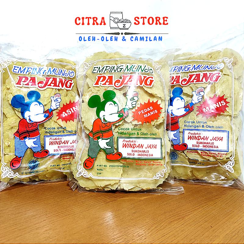 

Emping Melinjo cap "PAJANG" 400 gr