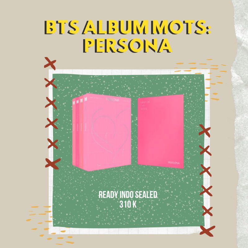 Ready Stock Indo BTS Album MOTS: Persona