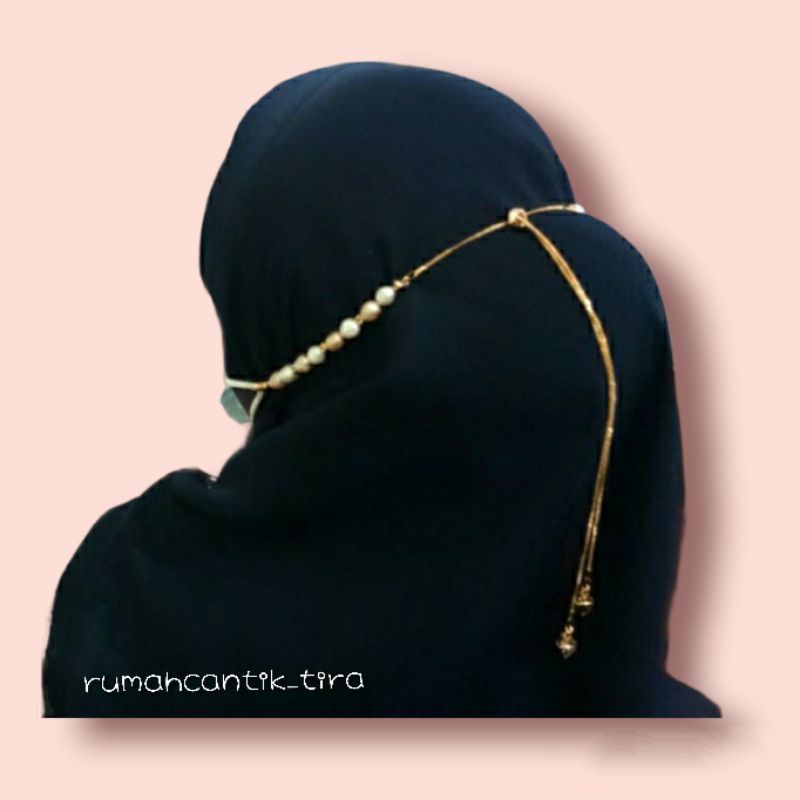 Konektor Masker Kekinian / Konektor Masker Serut / Kalung Masker / Konektor Hijab /Konektor Hijab Se