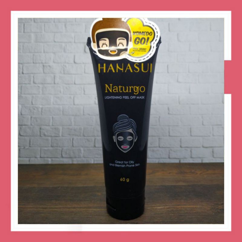 Masker Naturgo Hanasui || Masker Komedo Kemasan Tube
