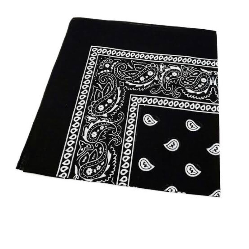Slayer Bandana Kain Batik Hitam