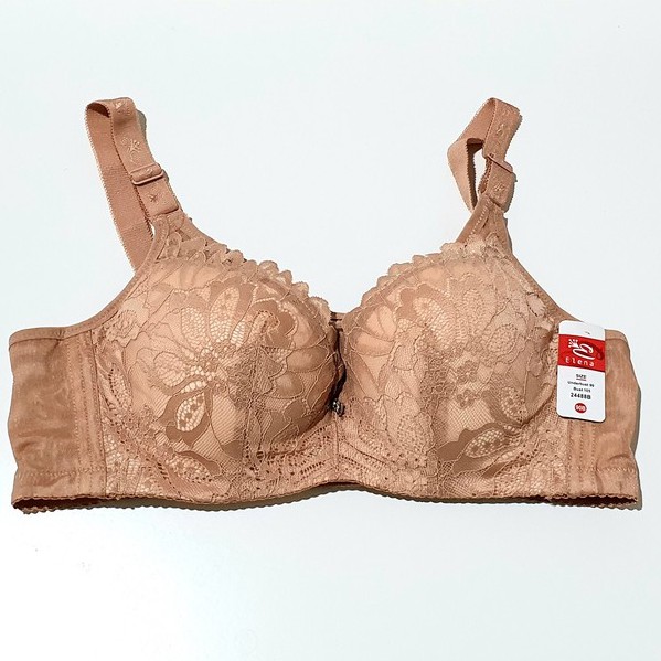 Bra / BH Elena 24488B (Busa Tipis, Pakai Kawat, Bisa Lepas Tali, Kait 4)