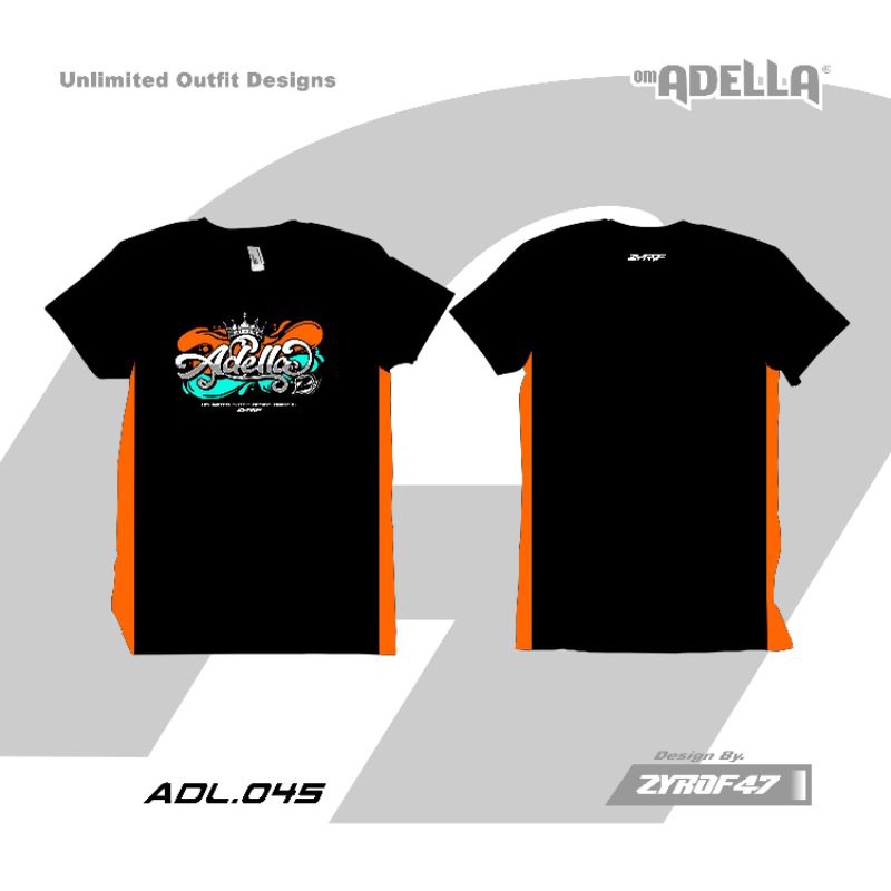 Kaos Adella Original 100% by Zyrof Kode-045