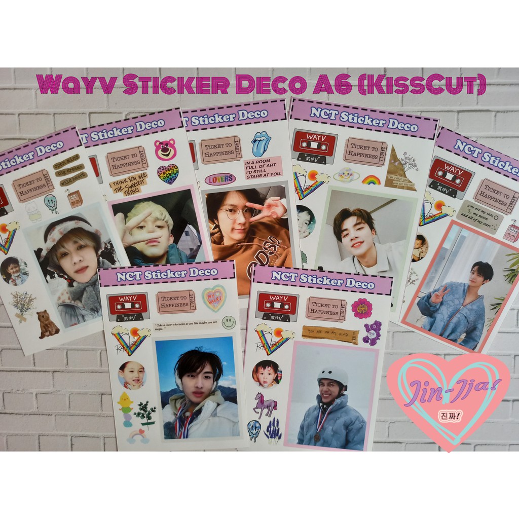 

NCT WayV Sticker Deco A6 (Kisscut)