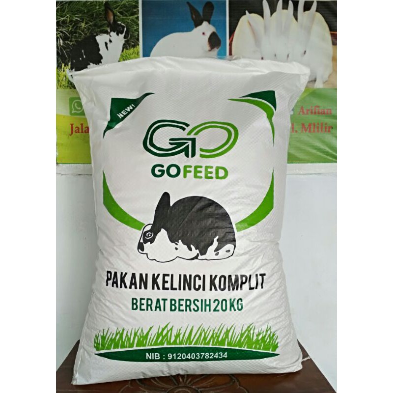 Pellet Kelinci Gofeed Kemasan 1kg