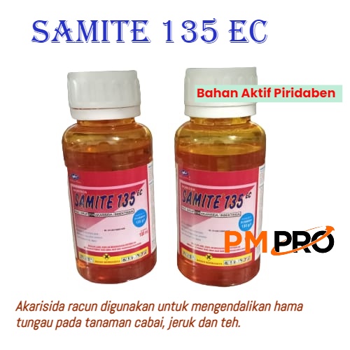 Insektisida Samite 135ec 100ml Bahan Aktif piridaben 135 g/l Obat Hama Tungau Pada Tanaman Cabai