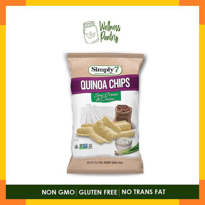 

Simply7 Quinoa Chips Sour Cream & Onion 99 gr