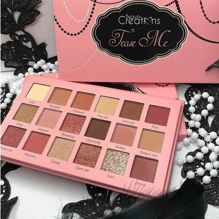 DB Beauty Creation Tease Me Eyeshadow Palette Glitter / Beautycreation / beauty creations