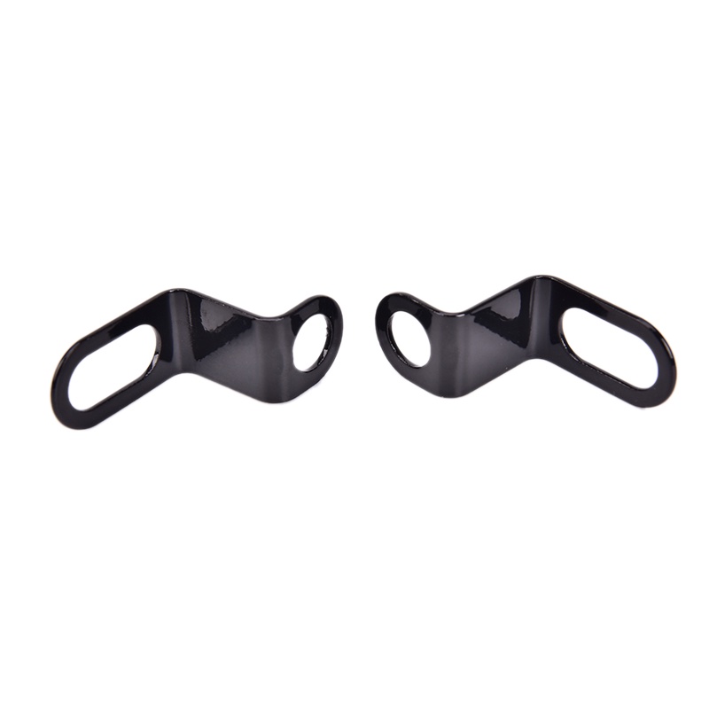 {LUCKID}1Pair Black Universal Bicycle Motorcycle Scooter Instrument Brackets Lamp Holder