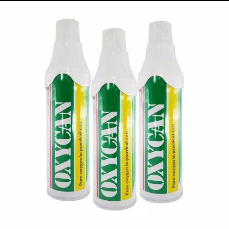 PER KARTON/DUS Oxycan Green Oksigen portable 500cc Alat Bantu Pernapasan isi 12 kaleng