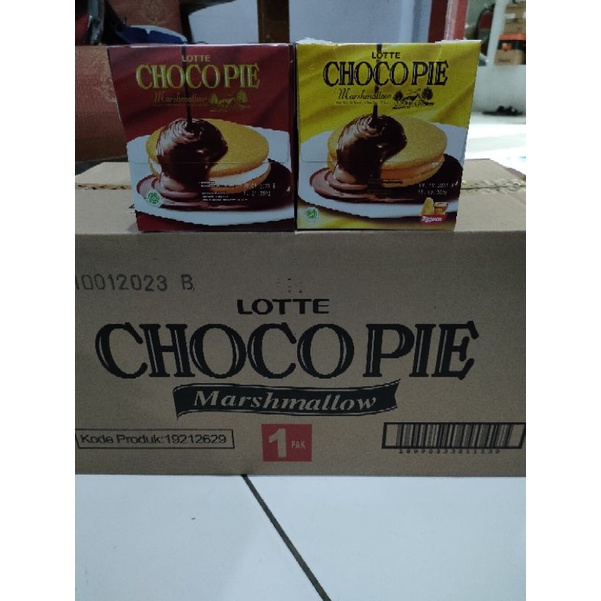 

Lotte Choco Pie isi 12 @28gr