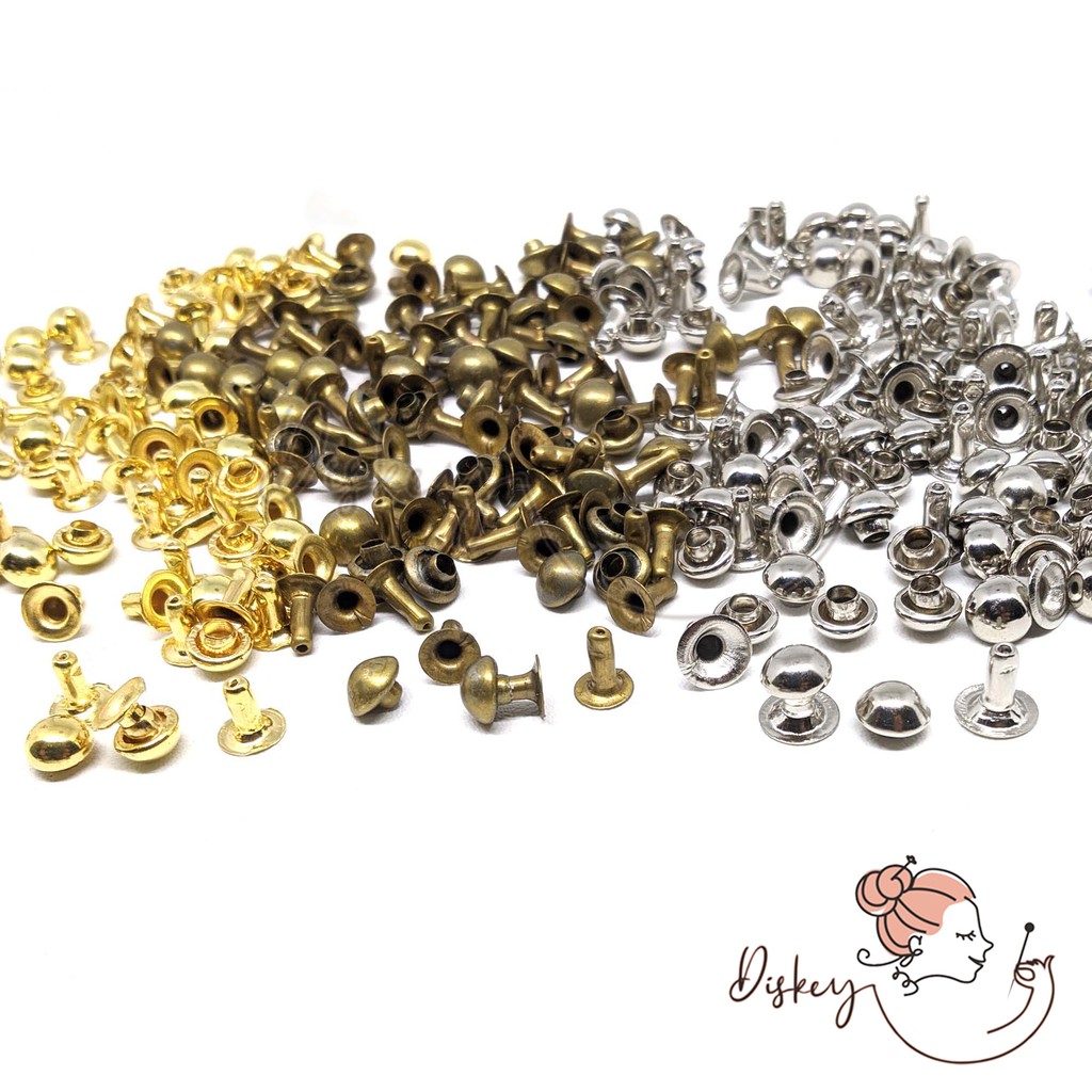 100 SET PAKU CENTANG 6 MM / PAKU KELING MODEL BAPAU MURAH V-1000 B