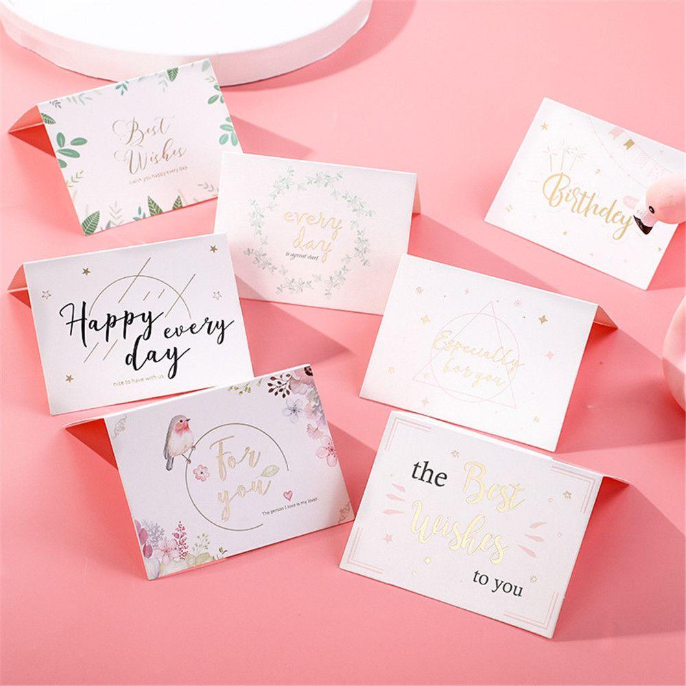 Preva Thanks Card Bronzing Paket Sisipan Best Wishes Happy Birthday