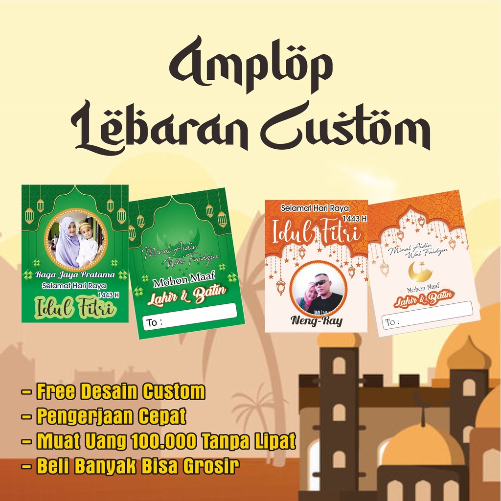 

AMPLOP LEBARAN || AMPLOP THR || AMPLOP CUSTOM