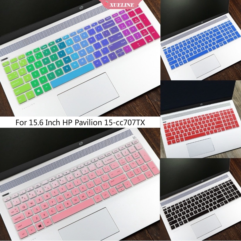 Cover Pelindung Keyboard Laptop Hp Pavilion 15.6 &quot;15-cc707tx ec1036 cs3040tx Bahan Silikon Tahan Air