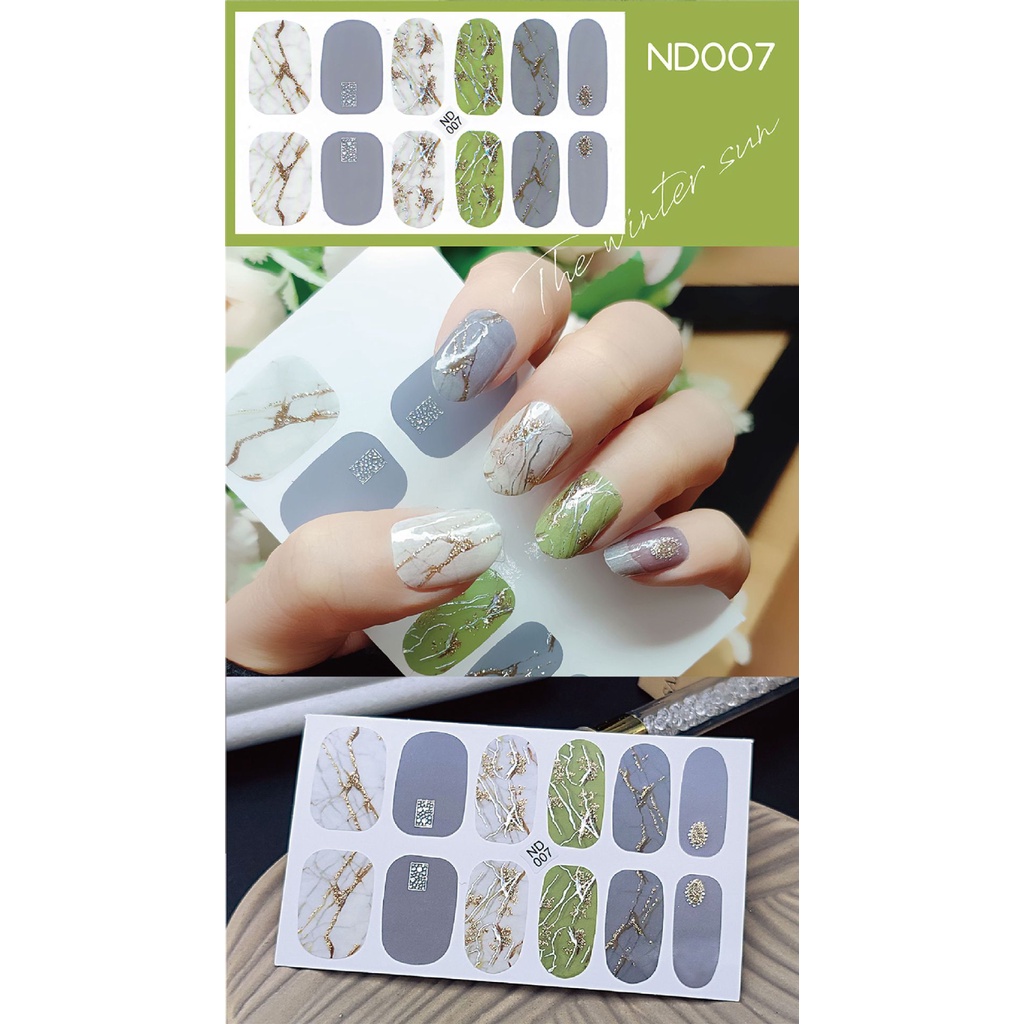 12Pcs/Stiker Kuku Murah / Nail Art Sticker / Nail Art Stiker / Nail Art &amp; Sticker NA Series Premium