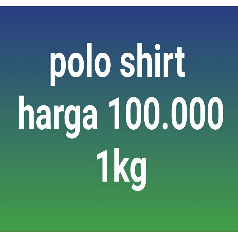 polo shirt murah