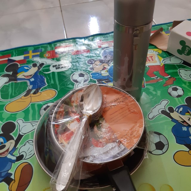 1kg Muat 2pc Milk Pan & Fry Pan Maspion