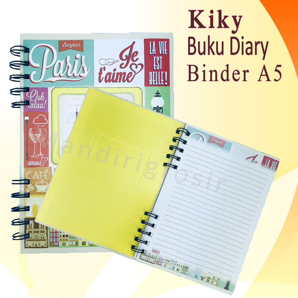 Buku Catatan * Kiky * Diary * Binder * 621550RN-A5