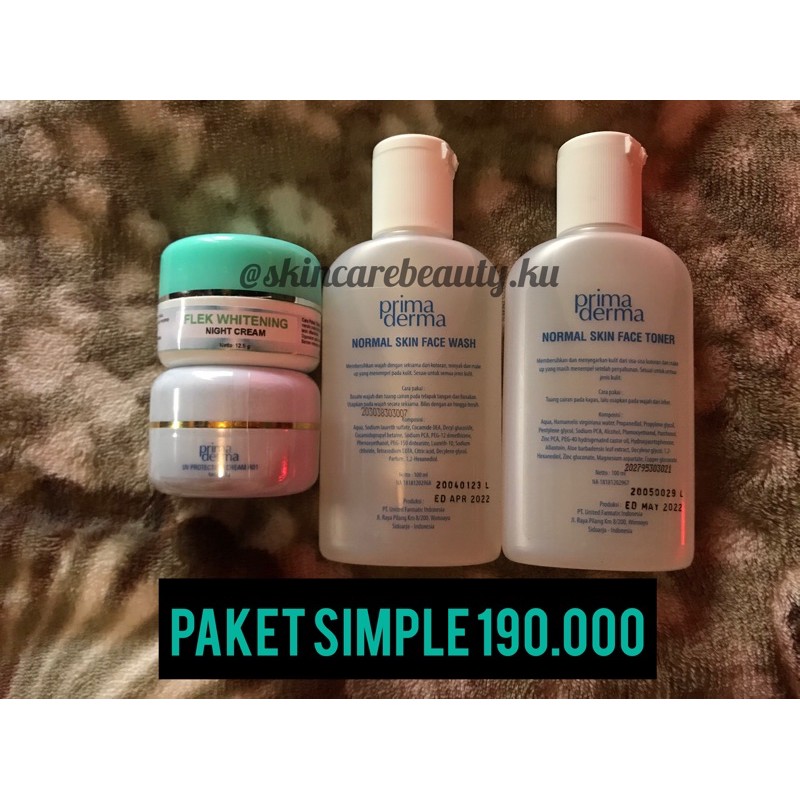 Primaderma flek whitening (PAKET SIMPLE)