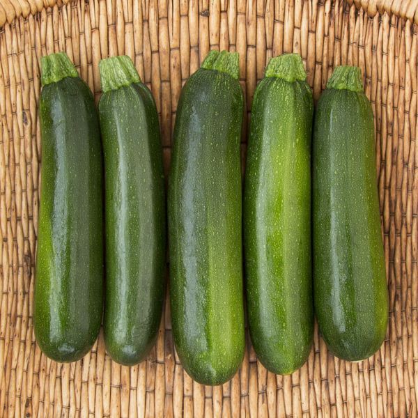 2 Biji - Benih Zucchini Hijau BLACK BEAUTY Tahan Panas