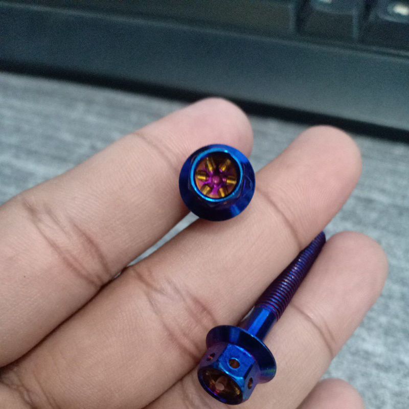 baut probolt windshield nmax blue 2pcs