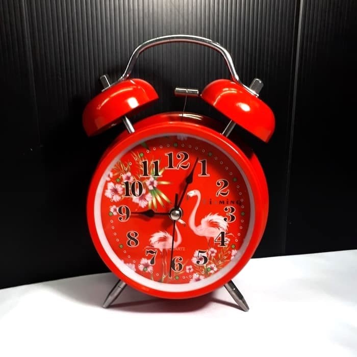 Jam Beker Kring Bulat Warna Warni 668 gambar - Biru