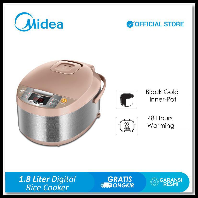 MIDEA Digital Rice Cooker 1.8 Liter MRD-5001BR