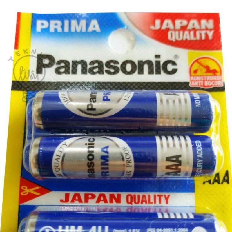 BATERAI BATRAI BATRE BATTERY PANASONIC PRIMA A3 AAA JAPAN QUALITY HARGA PER 1 PCS