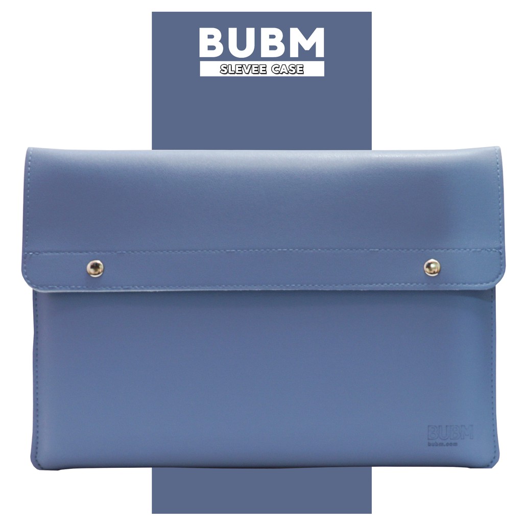 Tas Laptop 13 inch Sleeve Case Macbook Bubm Waterproof - Biru