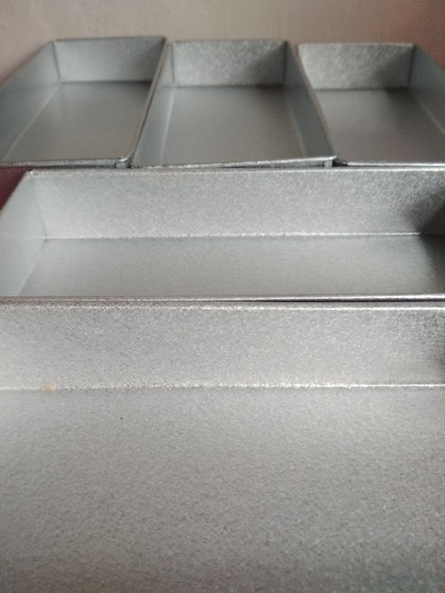 Loyang Brownies 1 Set Isi 5 Bahan Galvalume