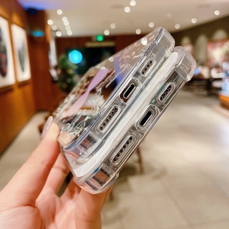 Soft Case Silikon TPU Motif Kupu-Kupu Untuk iPhone 13 12 11 Pro Max X XR Xs Max 8 7 Plus SE 2020