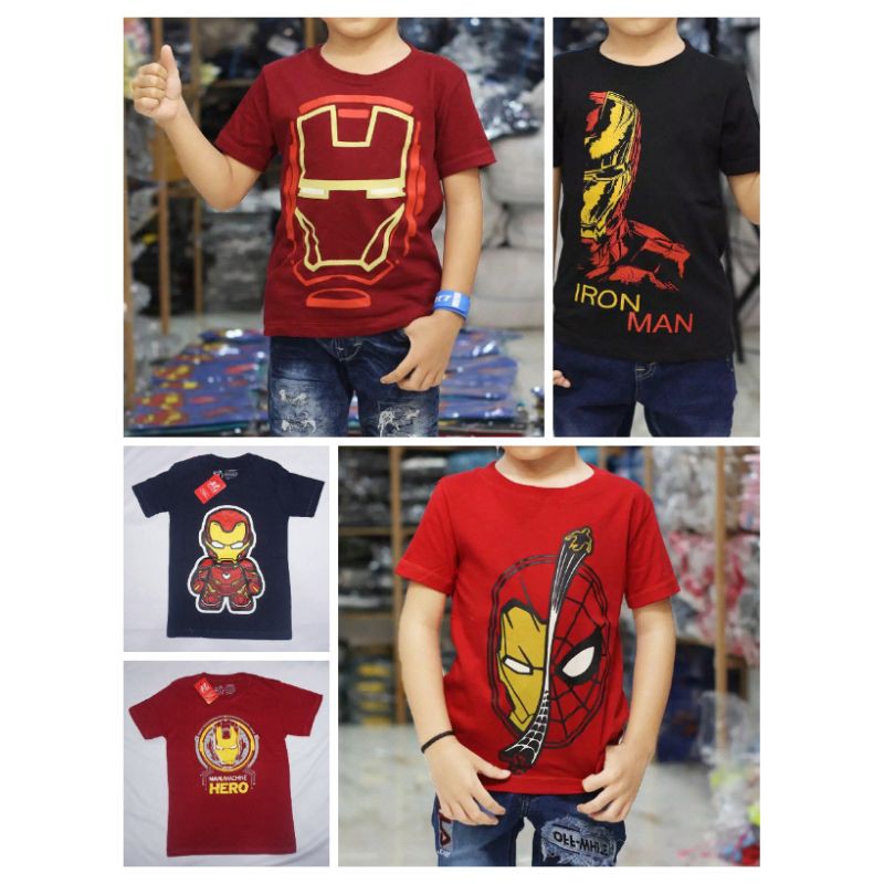 Kaos Anak Iron Man