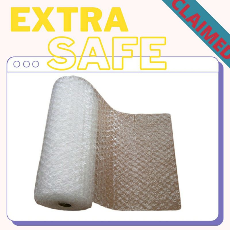 

Extra Bubble wrap dan air cushion / garansi tukar baru*