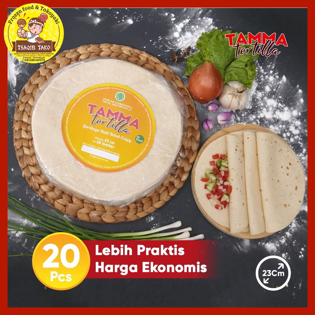 

PROMO Kulit Kebab Halal 23 Cm Isi 20 Pcs Makanan Beku