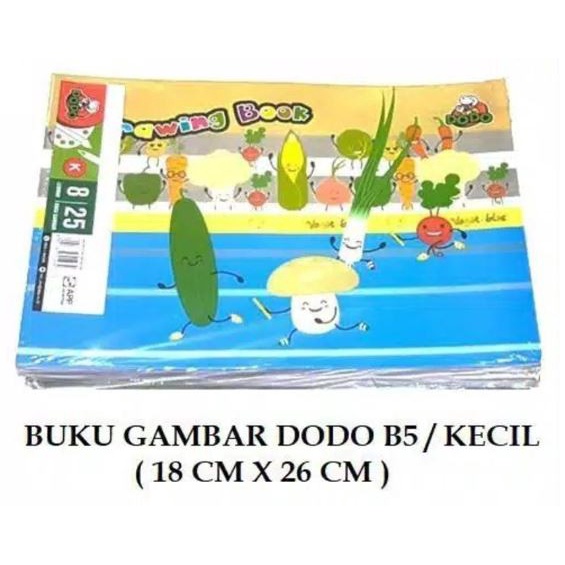 

Sketsagambar- Buku Gambar Dodo Kecil (Pcs) -Buku-Gambar-Sketsa.