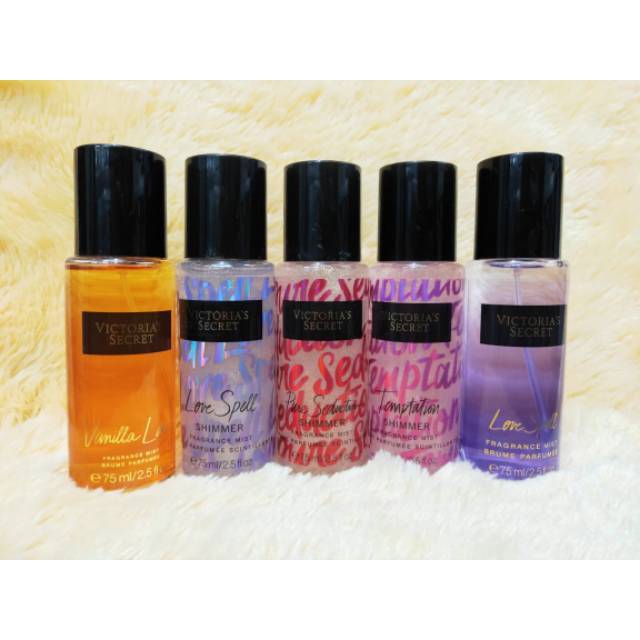 PARFUM WANITA VICTORIA SECRET 75ML / BODY MIST VS MINI / FRAGRANCE MIST VICTORIA'S SECRET / SHIMMER