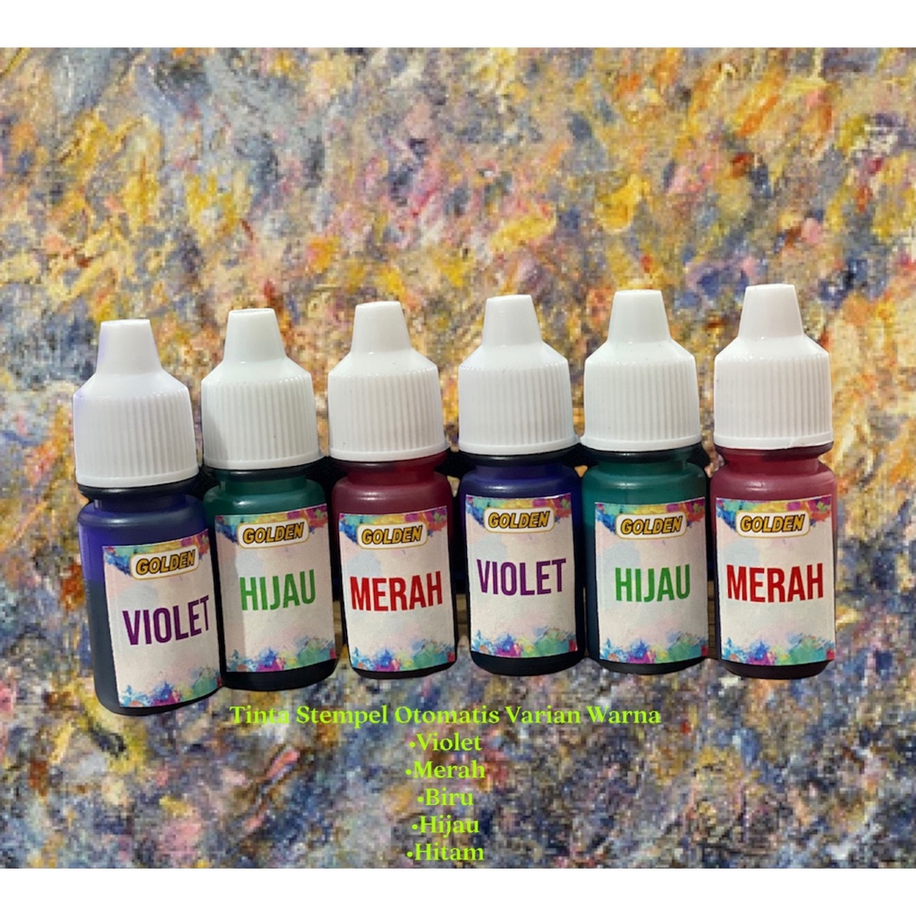 

Tinta Stempel Otomatis 5ML Varian Warna/ Tinta Stempel Flash 5ML Tahan Lama Berkualitas
