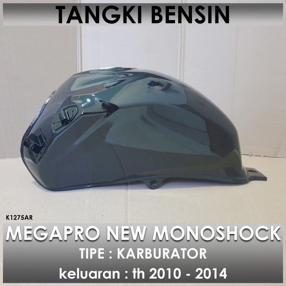 Tangki Bensin Tengki Motor Honda MegaPro New MonoShock Karburator Hitam Tebal Shopee Indonesia