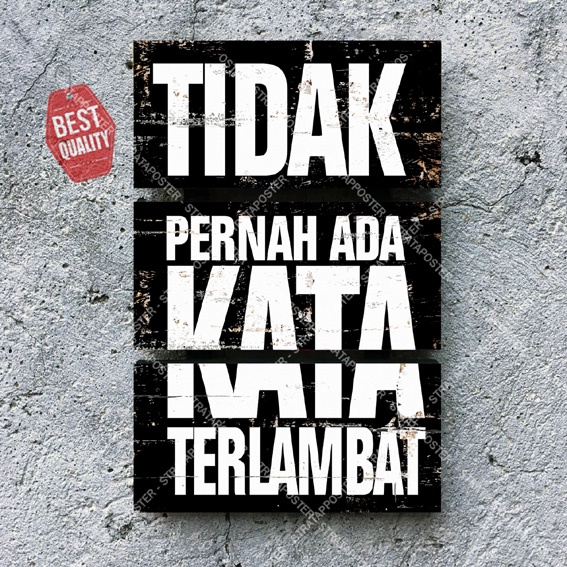 Poster Motivasi Dekorasi Hiasan dinding Pajangan Poster dinding 091906STR