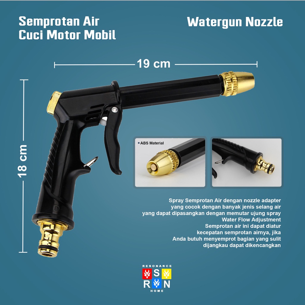 Semprotan Air Cuci Mobil Motor Alat Semprotan Murah High Quality Resonance Home