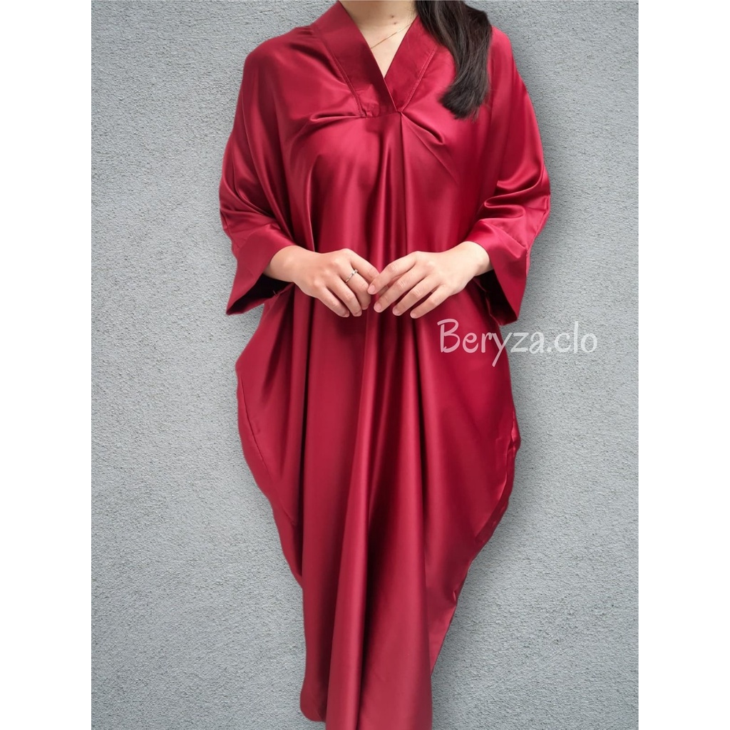 Kaftan Wanita - Kaftan Jumbo - Kaftan Polos - Baju Kaftan Kekinian - baju gamis kaftan - baju kaftan