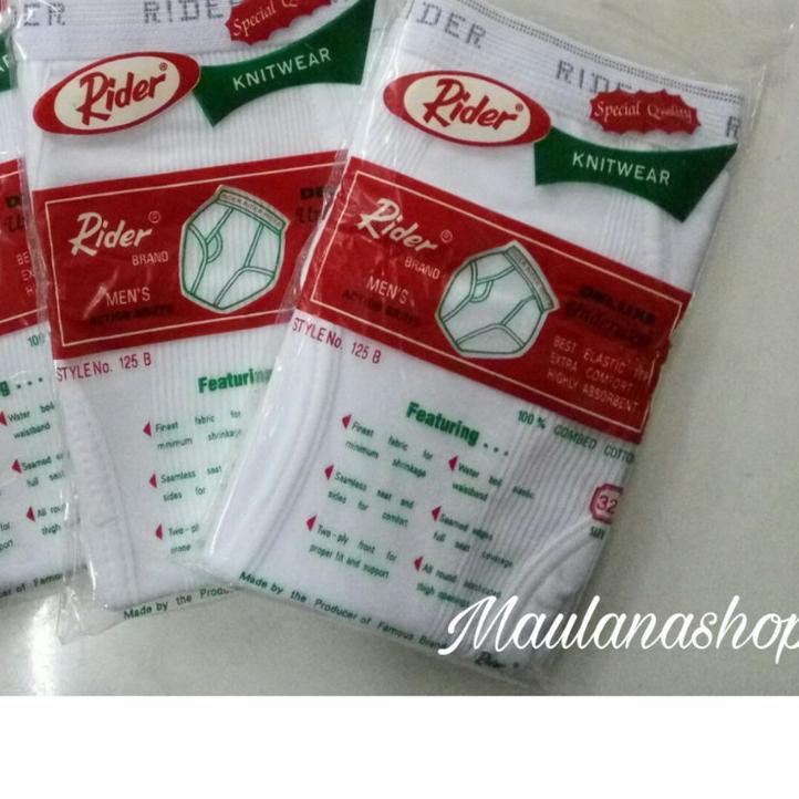 ➦ Cd Pria Rider / Cd Pria / Cd Rider Putih / Celanadalam Murah ♟