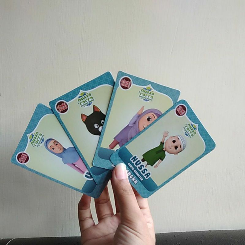 Choki choki Photocard Nussa Rarra — langka