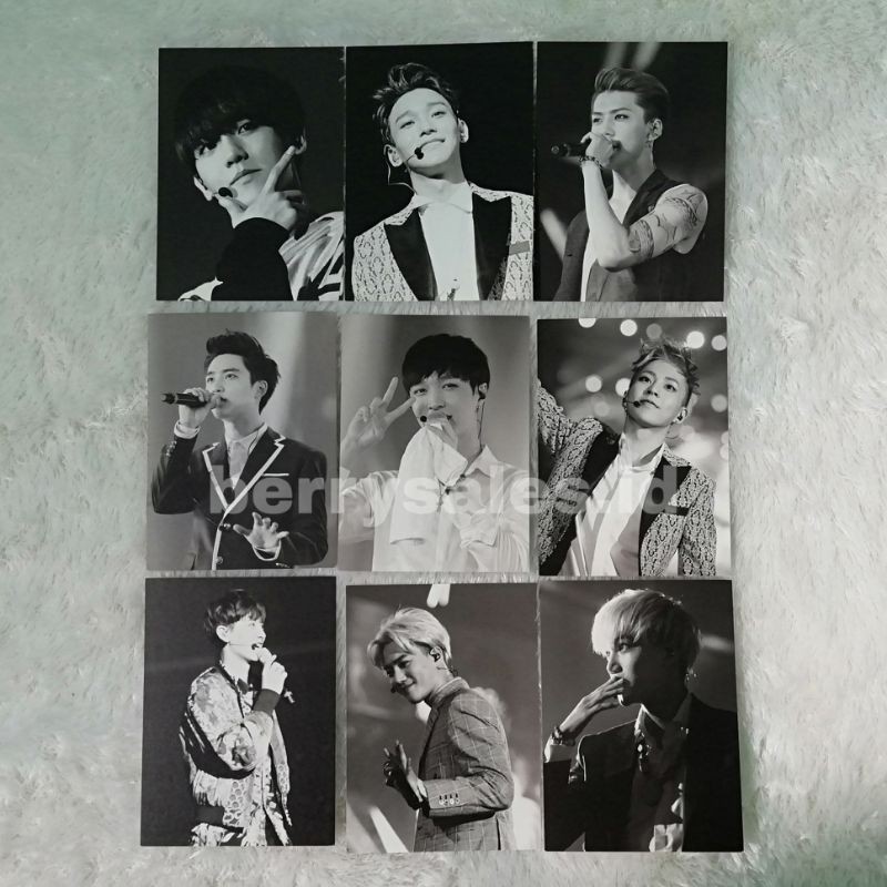 Exo Exology Dvd Official Postcard -  Baekhyun Chanyeol Sehun Kai Lay Chen Suho Pc Photocard Goods