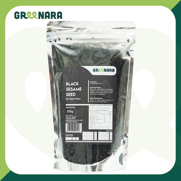 

Wijen Hitam / Black Sesame Seed 250gr Berkualitas