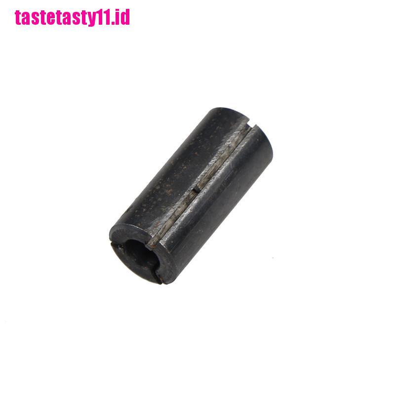 (TTID) Router Collet Reduction Bahan Carbon Steel Warna Hitam Ukuran 1 / 2 &quot;Ke 1 / 4&quot;