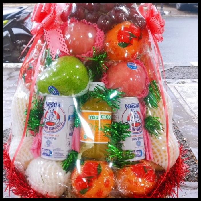 

Parcel Buah Segar Plus Vitamin/Parcel Orang Sakit Covid